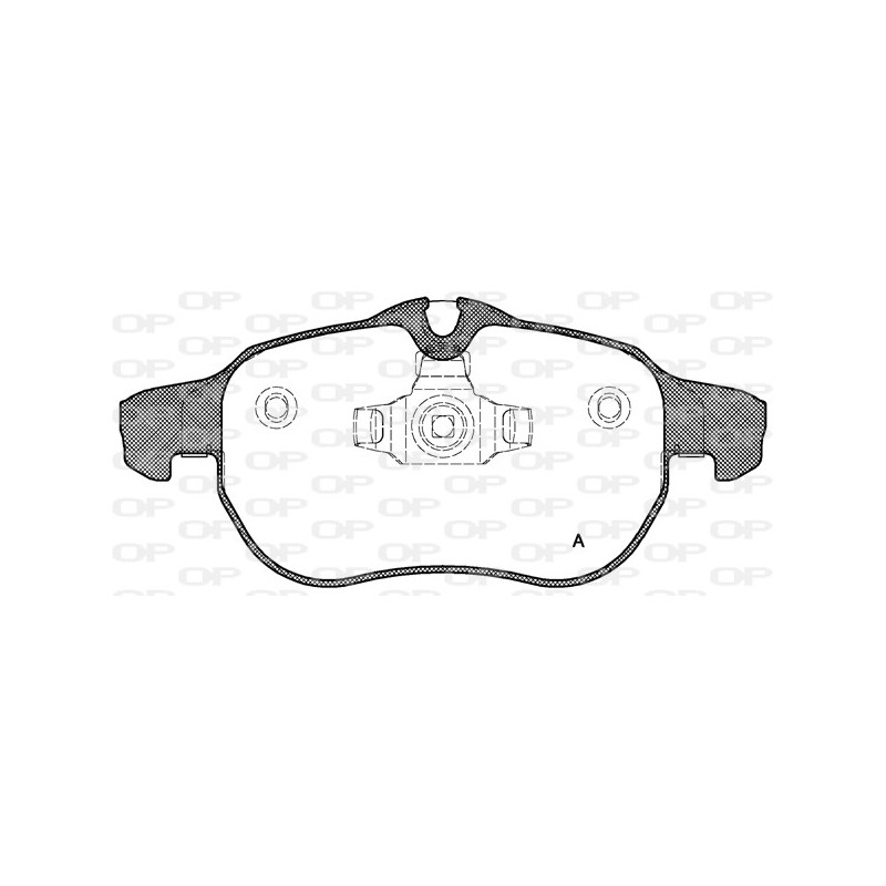 BRAKE PADS OPEN PARTS 1PCS 