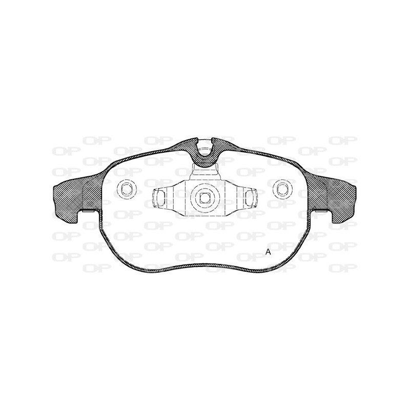 BRAKE PADS OPEN PARTS 1PCS 