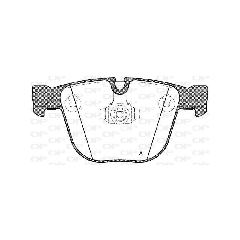 BRAKE PADS OPEN PARTS 1PCS 