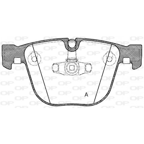 BRAKE PADS OPEN PARTS 1PCS ... 