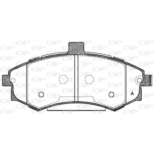 BRAKE PADS OPEN PARTS 1PCS 