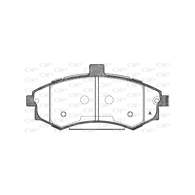 BRAKE PADS OPEN PARTS 1PCS 