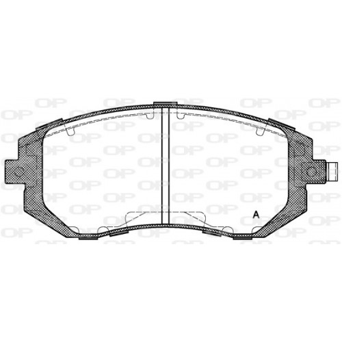 BRAKE PADS OPEN PARTS 1PCS 