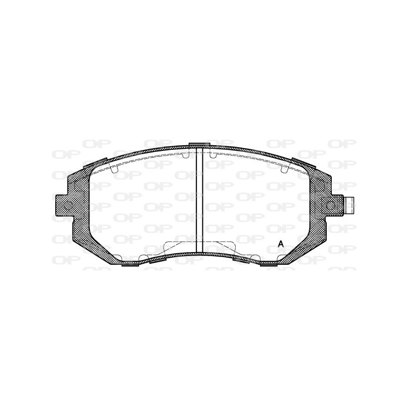 BRAKE PADS OPEN PARTS 1PCS 