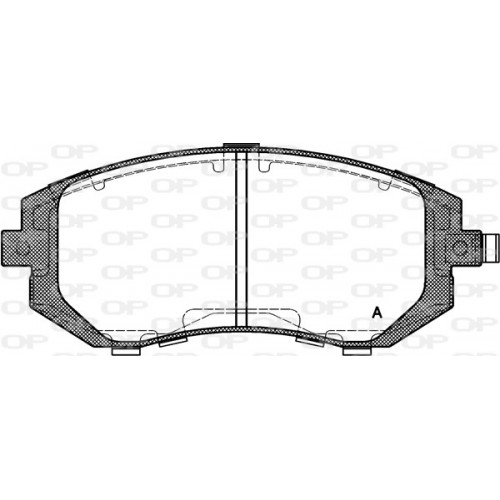 BRAKE PADS OPEN PARTS 1PCS ... 