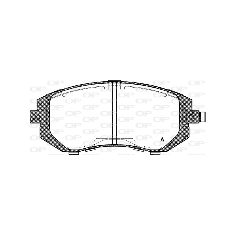 BRAKE PADS OPEN PARTS 1PCS ... 