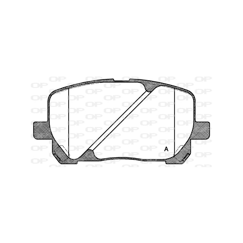 BRAKE PADS OPEN PARTS 1PCS 