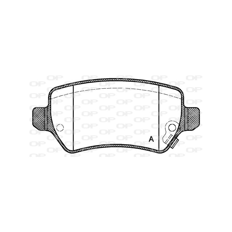 BRAKE PADS OPEN PARTS 1PCS 