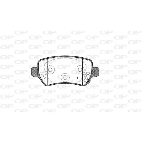 BRAKE PADS OPEN PARTS 1PCS 