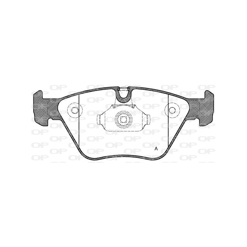 BRAKE PADS OPEN PARTS 1PCS 