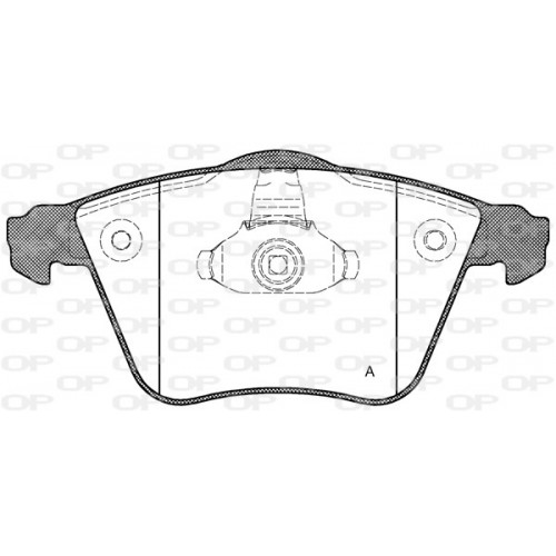 BRAKE PADS OPEN PARTS 1PCS 