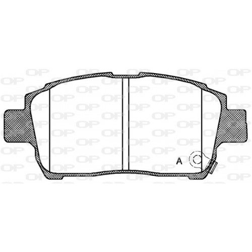 BRAKE PADS OPEN PARTS 1PCS 