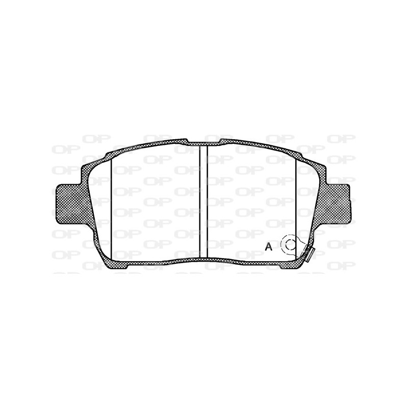 BRAKE PADS OPEN PARTS 1PCS 