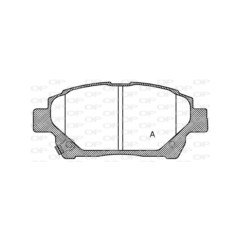 BRAKE PADS OPEN PARTS 1PCS 