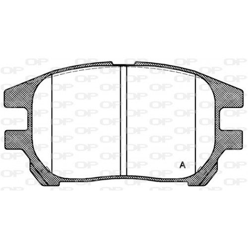 BRAKE PADS OP *ESAURIM 1PCS 