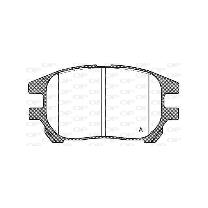 BRAKE PADS OP *ESAURIM 1PCS 