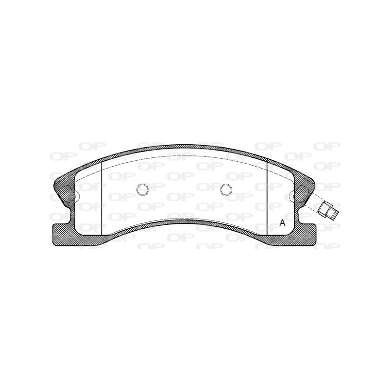 BRAKE PADS OPEN PARTS 1PCS 