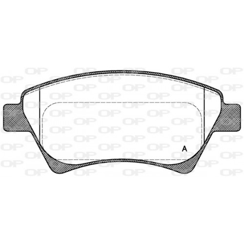 BRAKE PADS OPEN PARTS 1PCS 