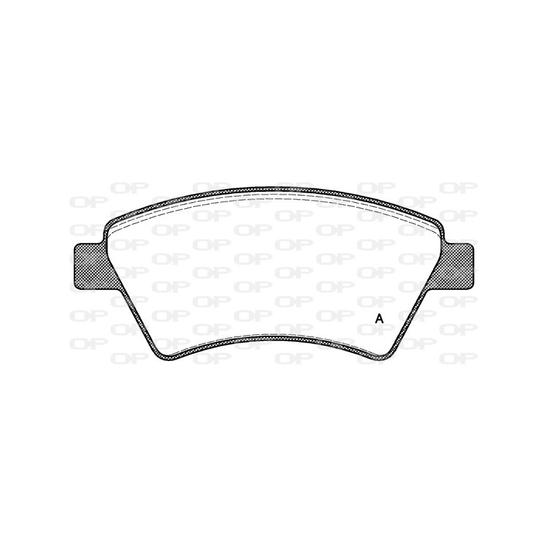 BRAKE PADS OPEN PARTS 1PCS 