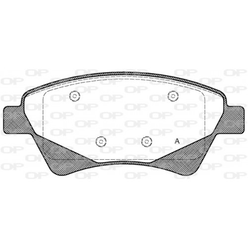 BRAKE PADS OPEN PARTS 1PCS 