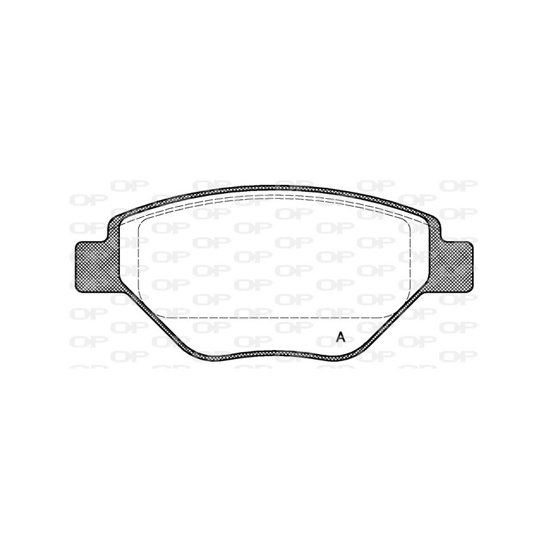 BRAKE PADS OPEN PARTS 1PCS *ESAURIM 