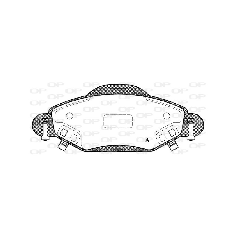 BRAKE PADS OPEN PARTS 1PCS 