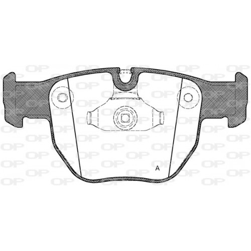 BRAKE PADS OPEN PARTS 1PCS ... 