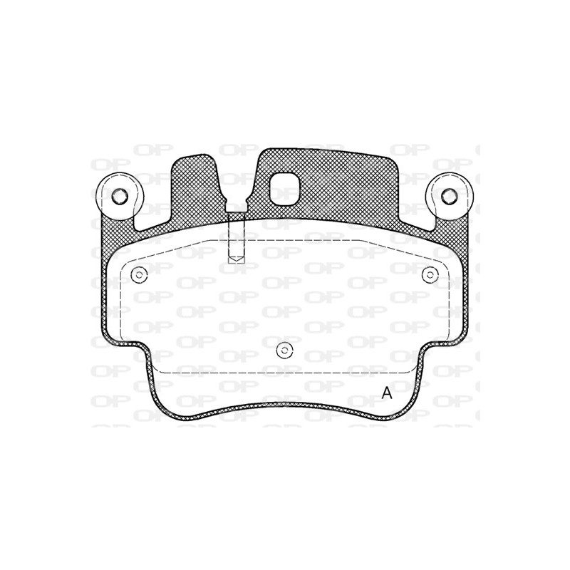 BRAKE PADS OPEN PARTS 1PCS *ESAURIM 