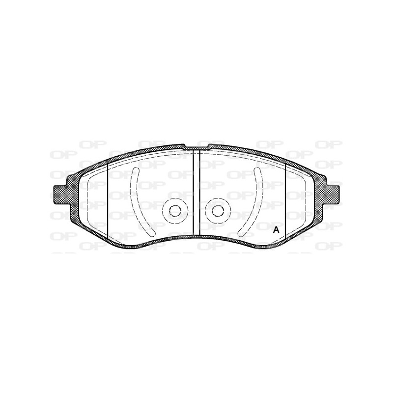 BRAKE PADS OPEN PARTS 1PCS 