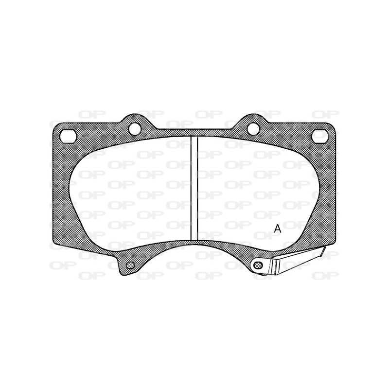 BRAKE PADS OPEN PARTS 1PCS 