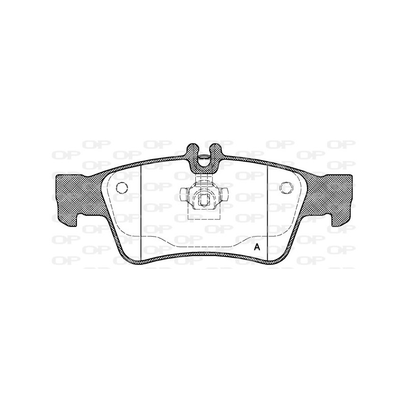 BRAKE PADS OPEN PARTS 1PCS 