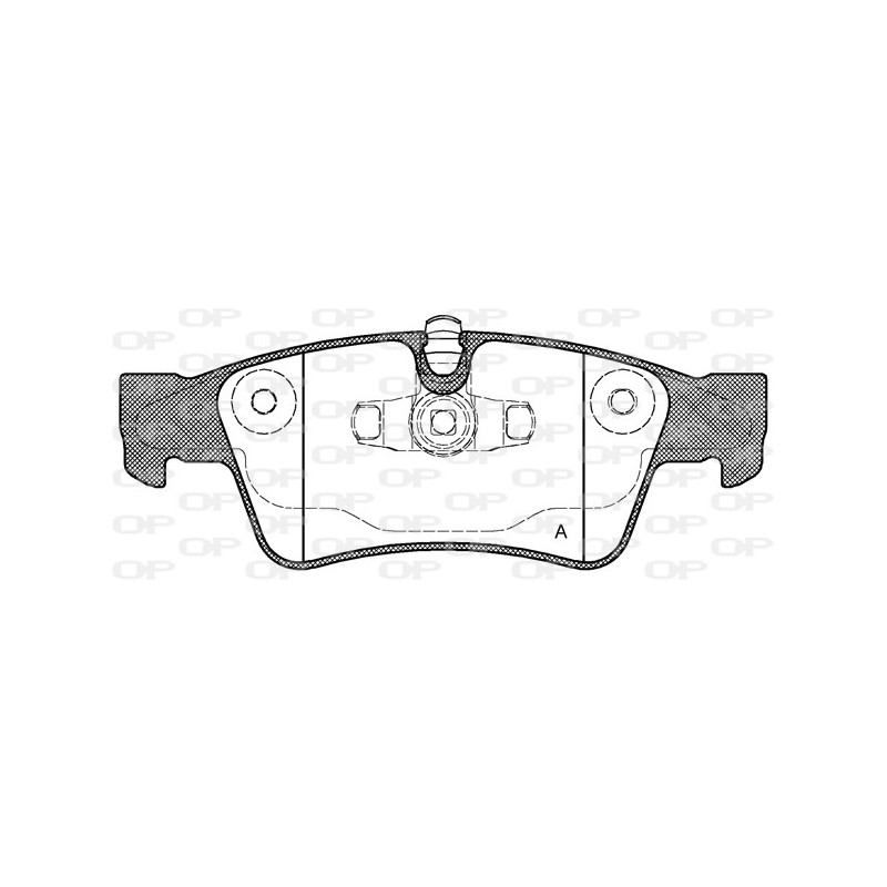 BRAKE PADS OPEN PARTS 1PCS 