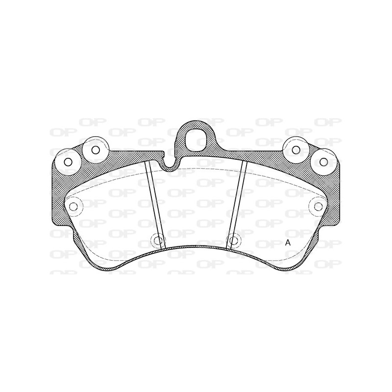 BRAKE PADS OPEN PARTS 1PCS 