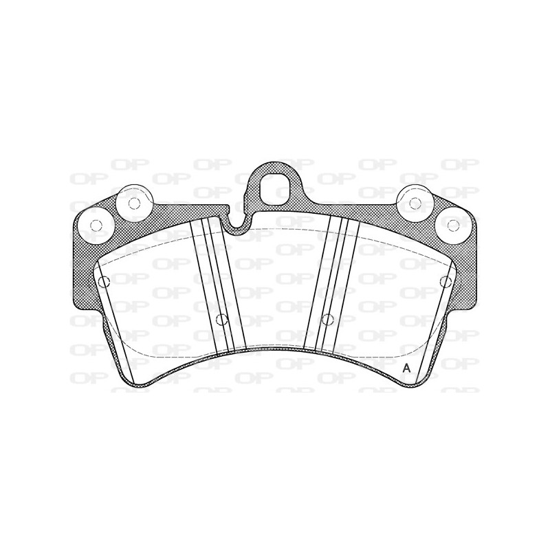 BRAKE PADS OPEN PARTS 1PCS 