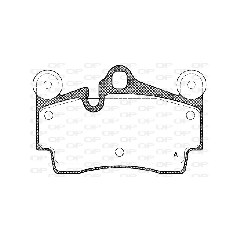 BRAKE PADS OPEN PARTS 1PCS 