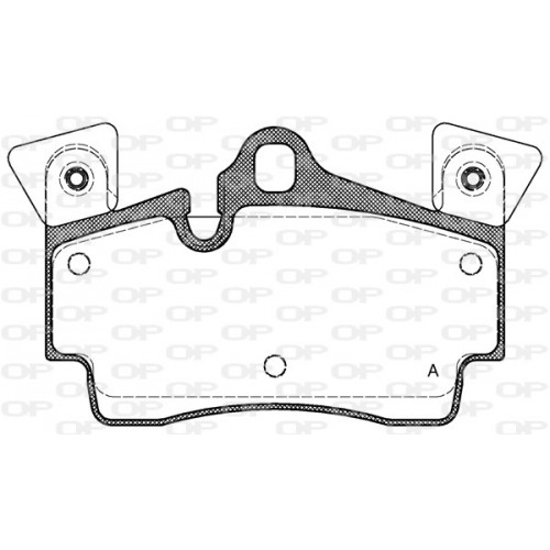 BRAKE PADS OPEN PARTS 1PCS *ESAURIM 