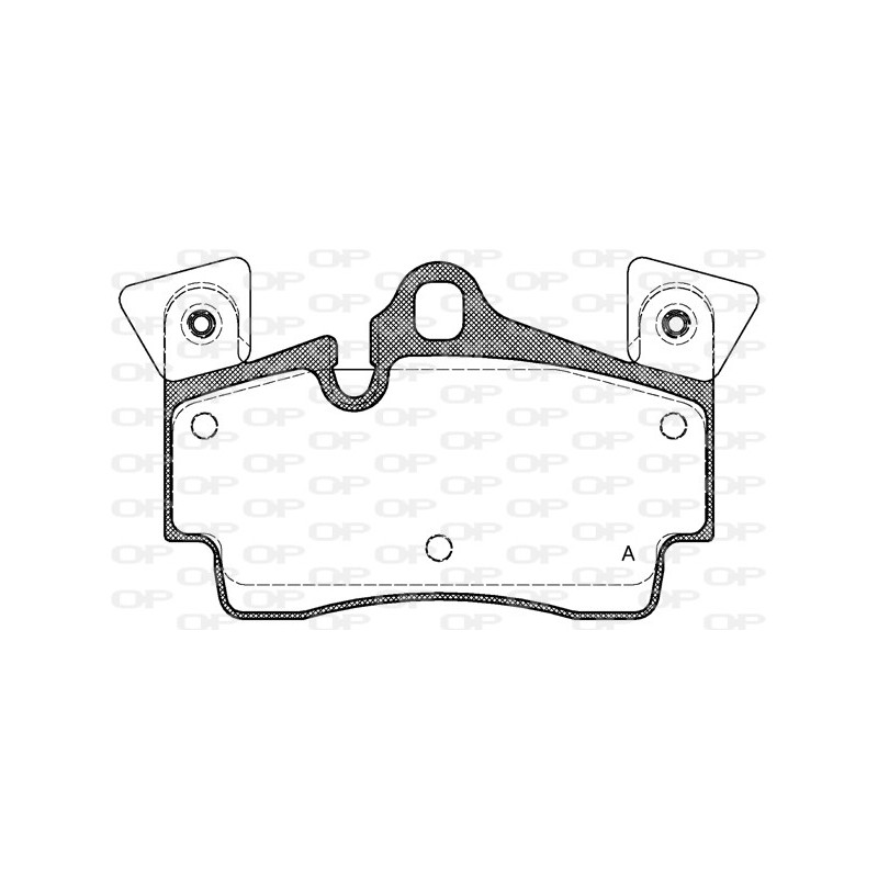 BRAKE PADS OPEN PARTS 1PCS *ESAURIM 