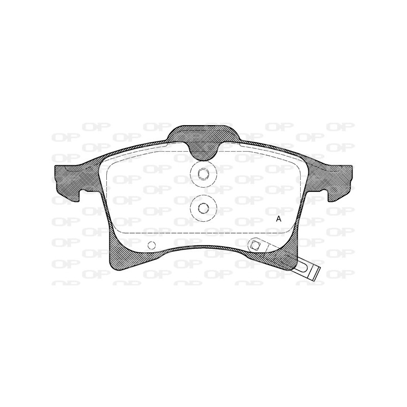 BRAKE PADS OPEN PARTS 1PCS 