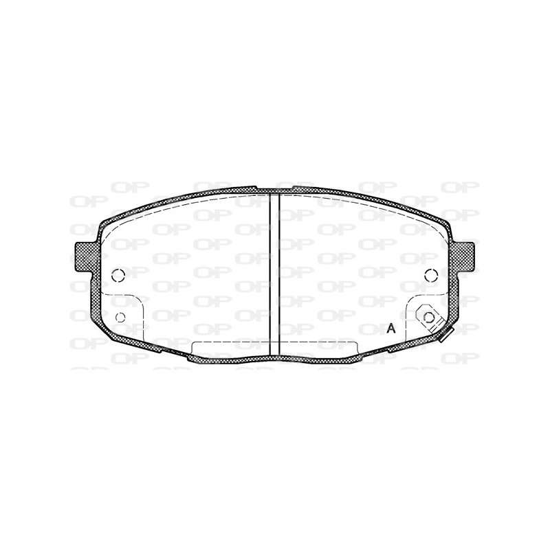 BRAKE PADS OPEN PARTS 1PCS 