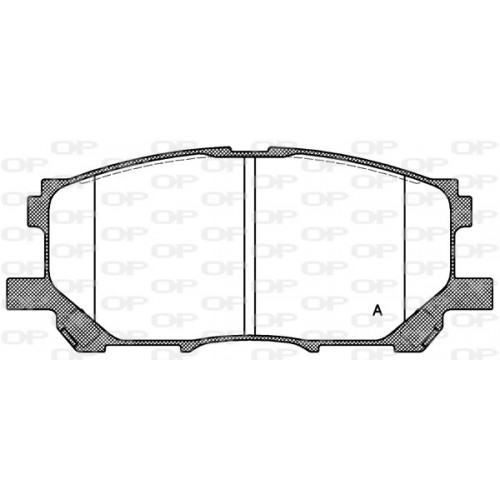 BRAKE PADS OPEN PARTS 1PCS 