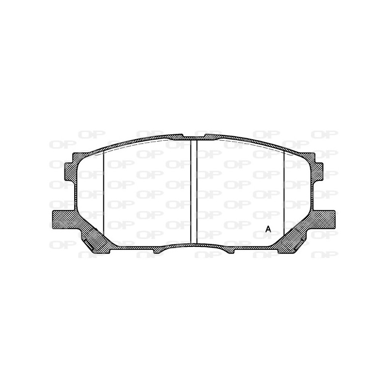 BRAKE PADS OPEN PARTS 1PCS 