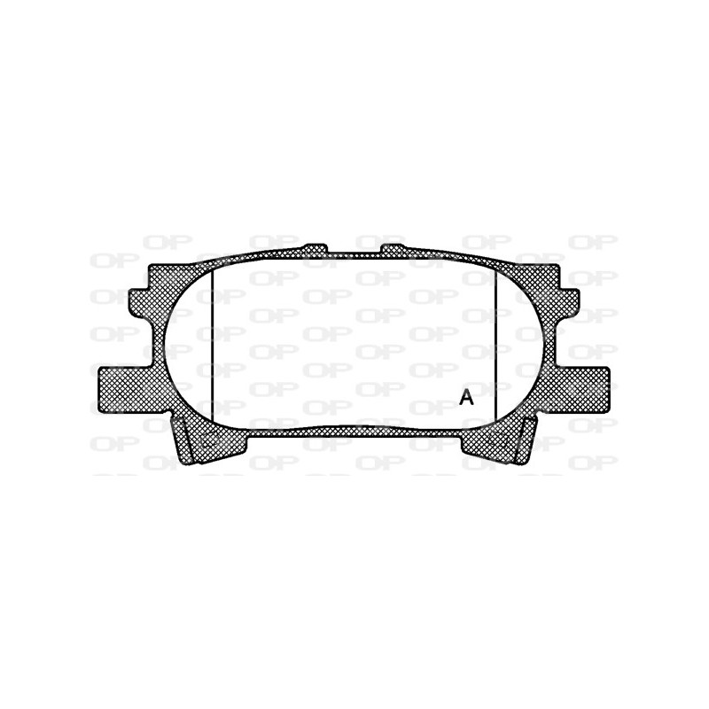 BRAKE PADS OPEN PARTS 1PCS *ESAURIM 