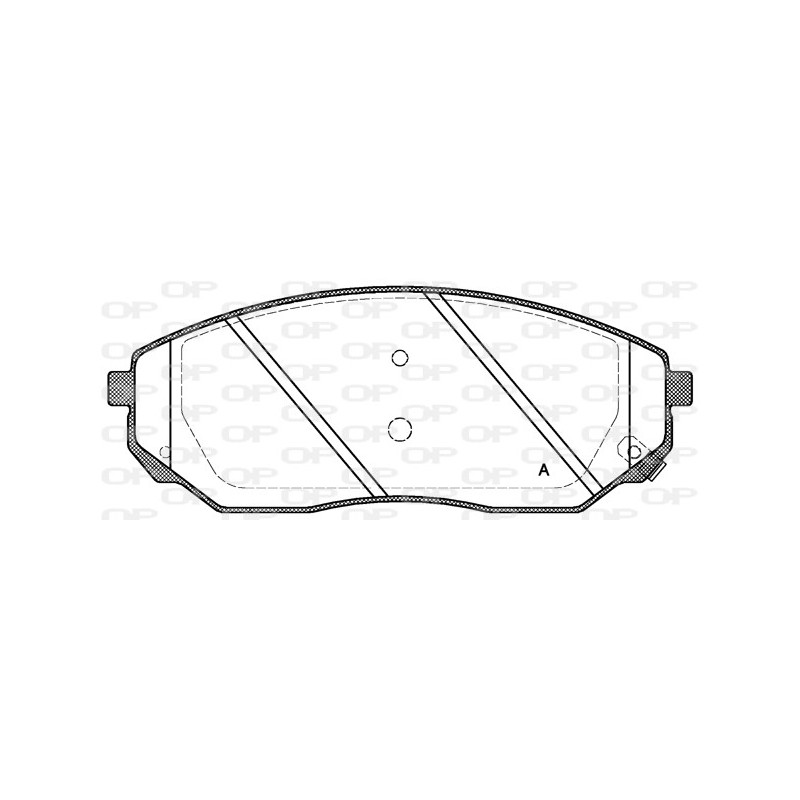 BRAKE PADS OPEN PARTS 1PCS 