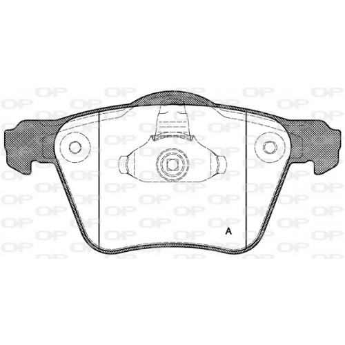 BRAKE PADS OPEN PARTS 1PCS 