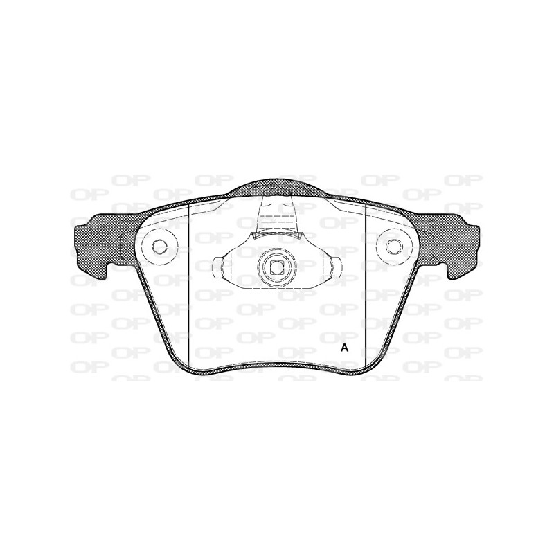 BRAKE PADS OPEN PARTS 1PCS 