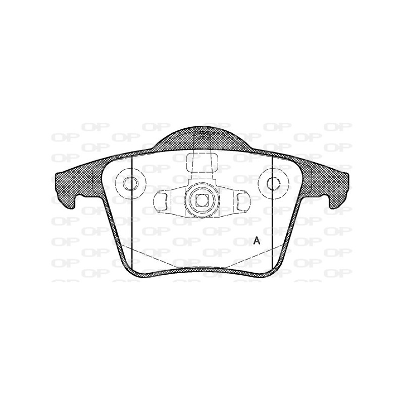 BRAKE PADS OPEN PARTS 1PCS 