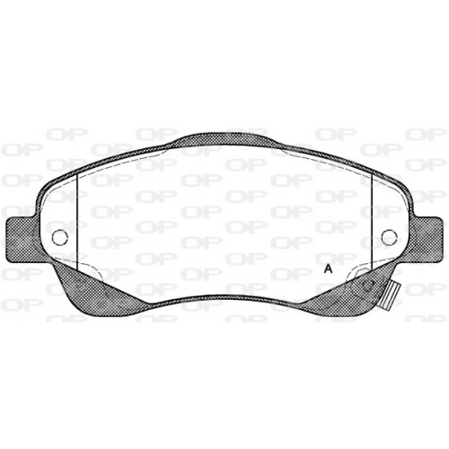 BRAKE PADS OPEN PARTS 1PCS 