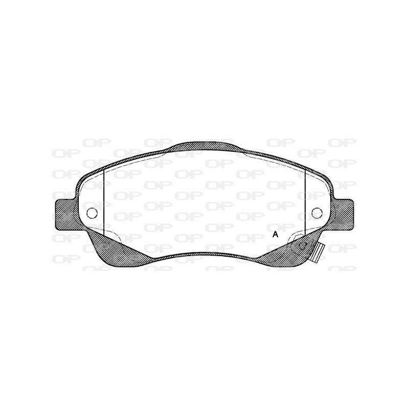 BRAKE PADS OPEN PARTS 1PCS 