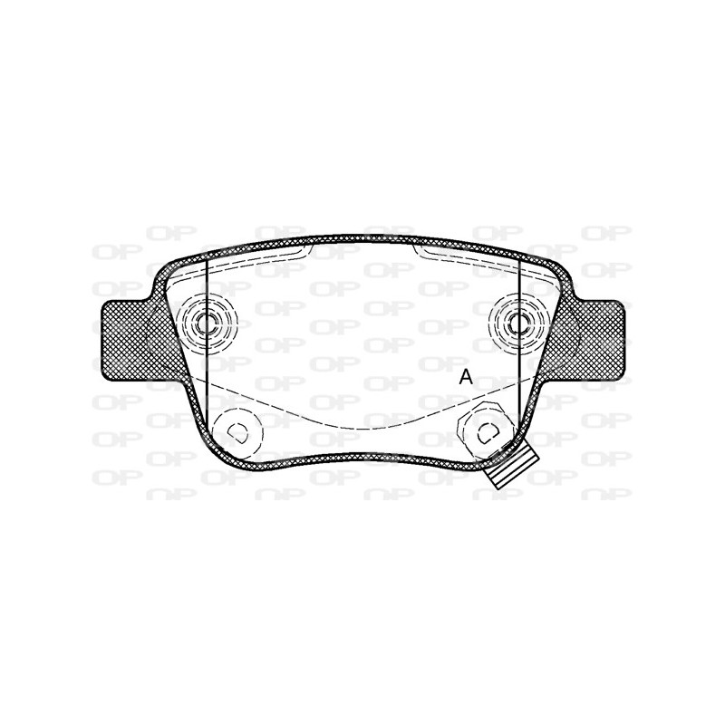 BRAKE PADS OPEN PARTS 1PCS 