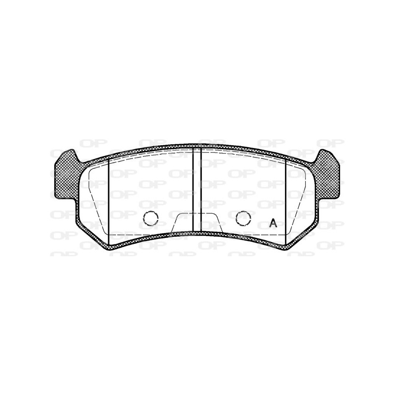 BRAKE PADS OPEN PARTS 1PCS 